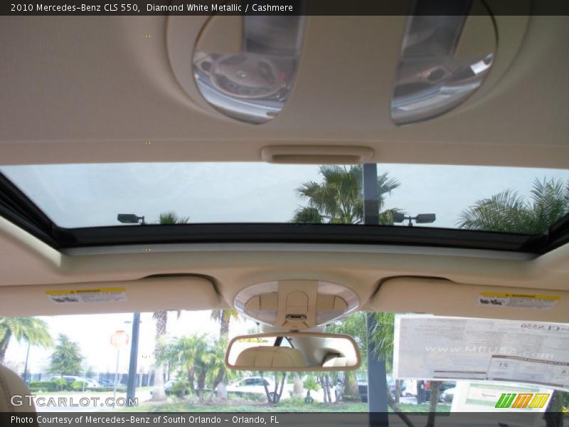 Diamond White Metallic / Cashmere 2010 Mercedes-Benz CLS 550