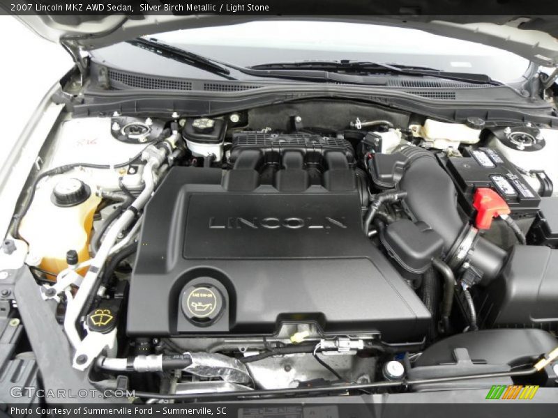 Silver Birch Metallic / Light Stone 2007 Lincoln MKZ AWD Sedan