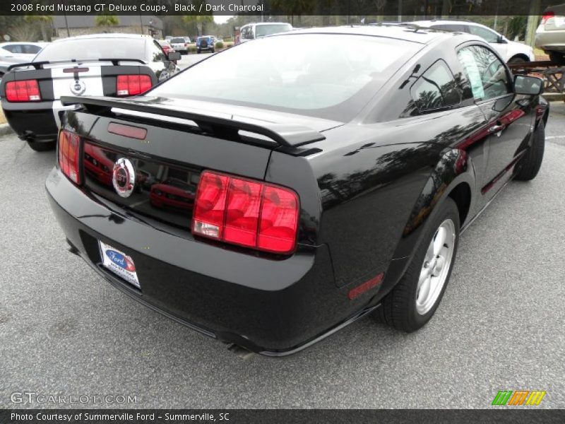 Black / Dark Charcoal 2008 Ford Mustang GT Deluxe Coupe