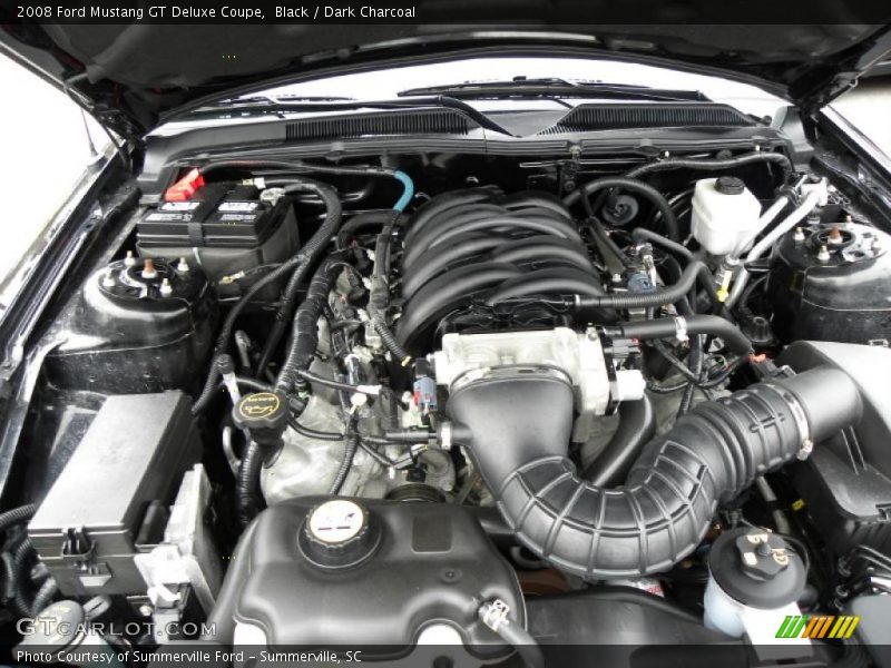 Black / Dark Charcoal 2008 Ford Mustang GT Deluxe Coupe