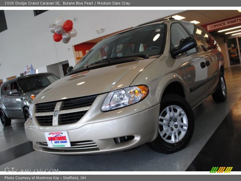 Butane Blue Pearl / Medium Slate Gray 2006 Dodge Grand Caravan SE