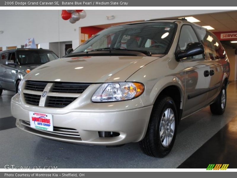 Butane Blue Pearl / Medium Slate Gray 2006 Dodge Grand Caravan SE
