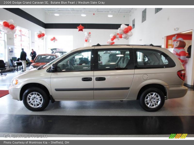 Butane Blue Pearl / Medium Slate Gray 2006 Dodge Grand Caravan SE