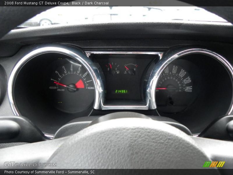 Black / Dark Charcoal 2008 Ford Mustang GT Deluxe Coupe