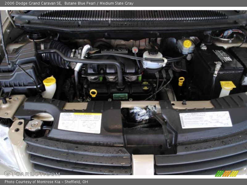 Butane Blue Pearl / Medium Slate Gray 2006 Dodge Grand Caravan SE