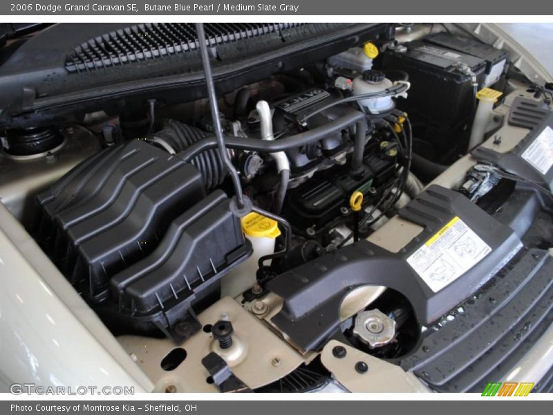 Butane Blue Pearl / Medium Slate Gray 2006 Dodge Grand Caravan SE