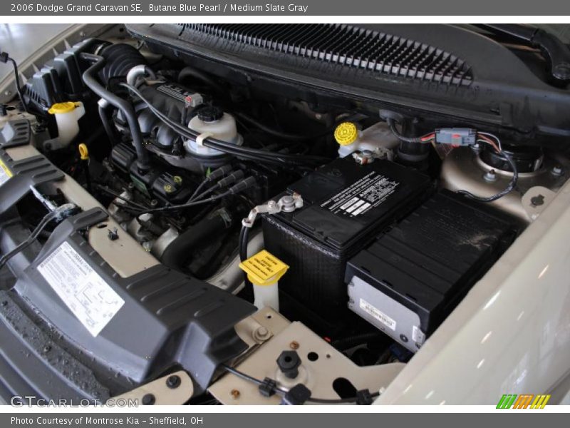 Butane Blue Pearl / Medium Slate Gray 2006 Dodge Grand Caravan SE