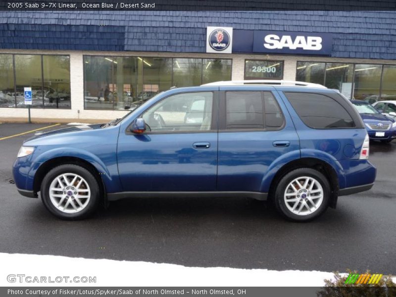 Ocean Blue / Desert Sand 2005 Saab 9-7X Linear
