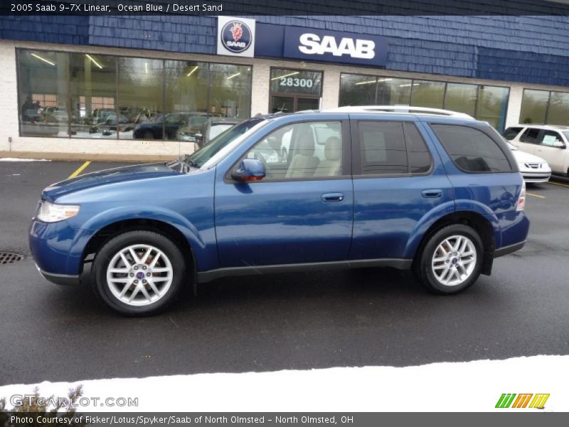 Ocean Blue / Desert Sand 2005 Saab 9-7X Linear