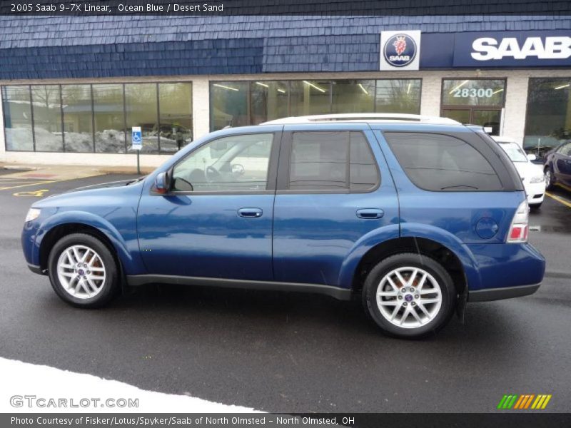Ocean Blue / Desert Sand 2005 Saab 9-7X Linear