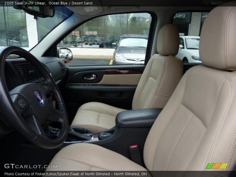 Ocean Blue / Desert Sand 2005 Saab 9-7X Linear