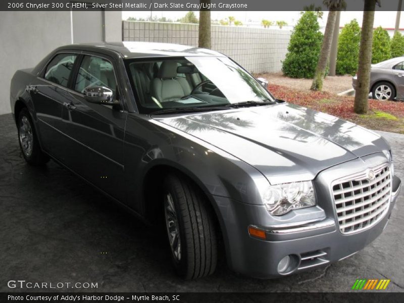 Silver Steel Metallic / Dark Slate Gray/Light Graystone 2006 Chrysler 300 C HEMI