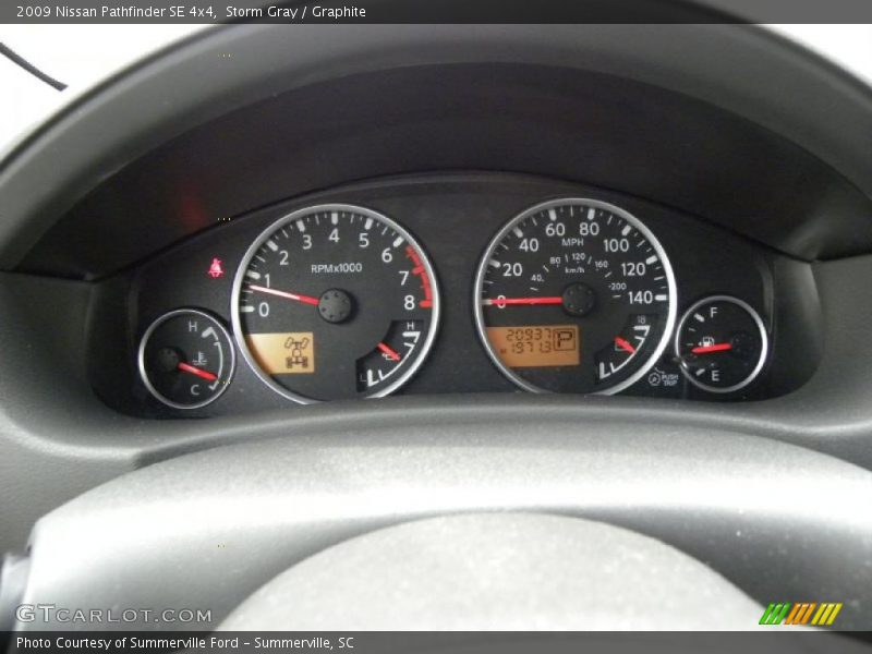 Storm Gray / Graphite 2009 Nissan Pathfinder SE 4x4