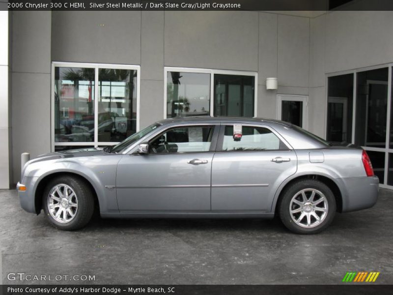 Silver Steel Metallic / Dark Slate Gray/Light Graystone 2006 Chrysler 300 C HEMI