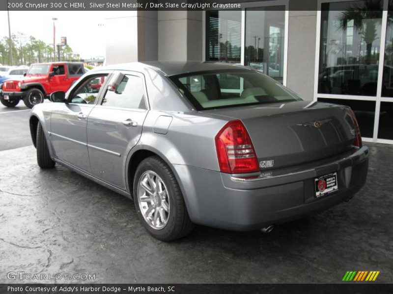 Silver Steel Metallic / Dark Slate Gray/Light Graystone 2006 Chrysler 300 C HEMI
