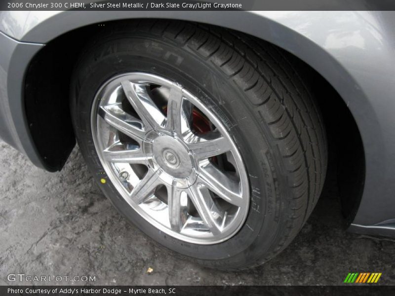 Silver Steel Metallic / Dark Slate Gray/Light Graystone 2006 Chrysler 300 C HEMI
