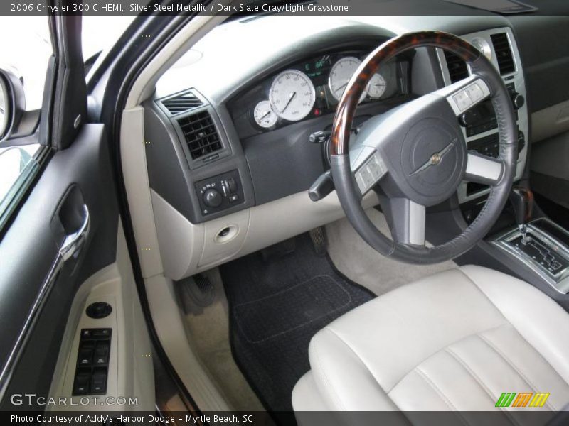 Silver Steel Metallic / Dark Slate Gray/Light Graystone 2006 Chrysler 300 C HEMI