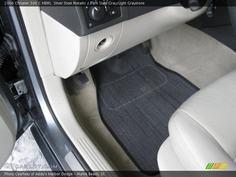 Silver Steel Metallic / Dark Slate Gray/Light Graystone 2006 Chrysler 300 C HEMI
