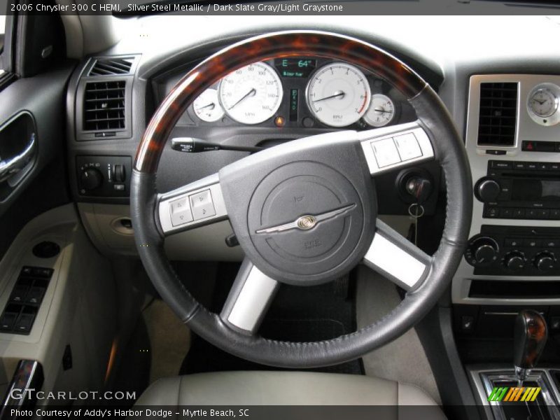 Silver Steel Metallic / Dark Slate Gray/Light Graystone 2006 Chrysler 300 C HEMI