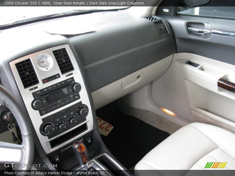 Silver Steel Metallic / Dark Slate Gray/Light Graystone 2006 Chrysler 300 C HEMI