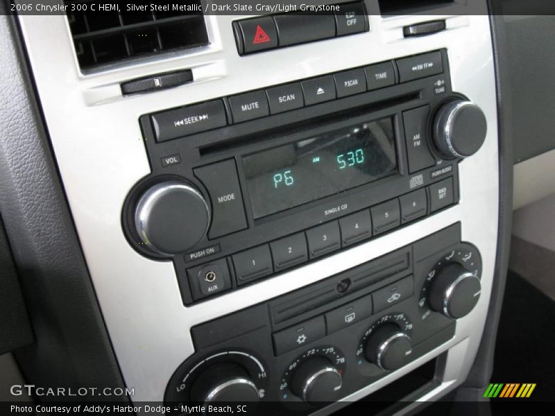 Silver Steel Metallic / Dark Slate Gray/Light Graystone 2006 Chrysler 300 C HEMI