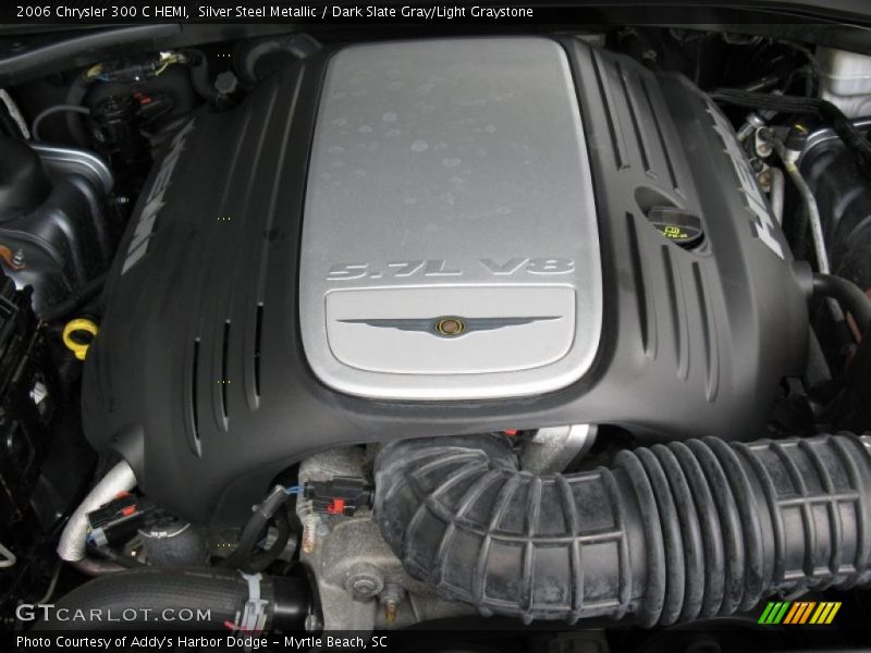Silver Steel Metallic / Dark Slate Gray/Light Graystone 2006 Chrysler 300 C HEMI