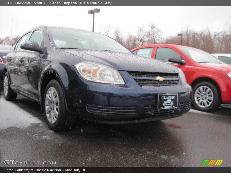 Imperial Blue Metallic / Gray 2010 Chevrolet Cobalt XFE Sedan