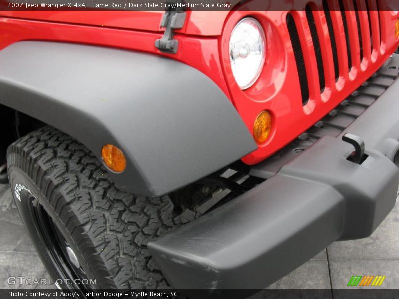 Flame Red / Dark Slate Gray/Medium Slate Gray 2007 Jeep Wrangler X 4x4