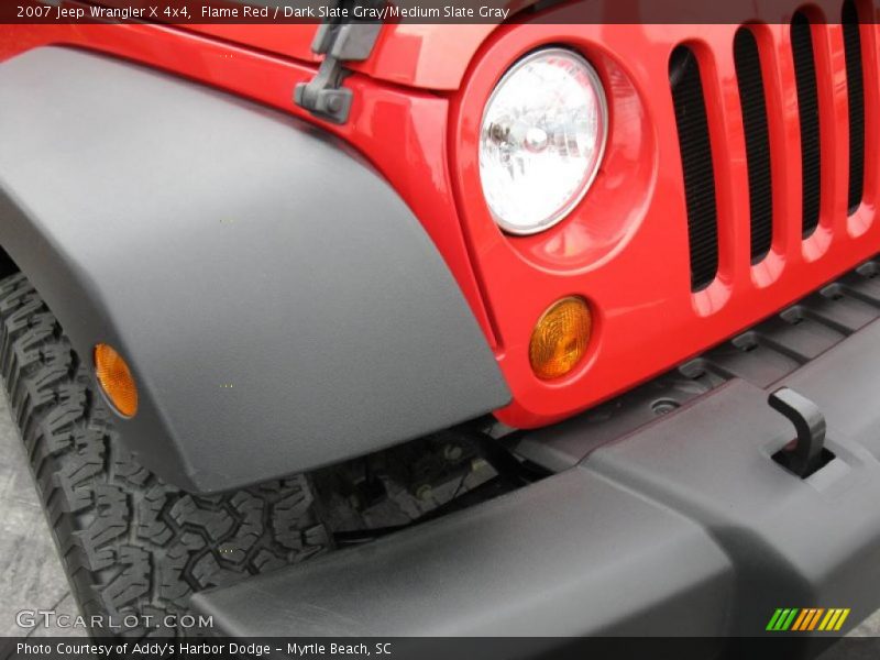 Flame Red / Dark Slate Gray/Medium Slate Gray 2007 Jeep Wrangler X 4x4
