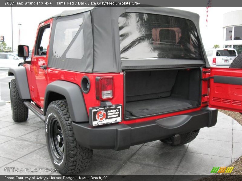 Flame Red / Dark Slate Gray/Medium Slate Gray 2007 Jeep Wrangler X 4x4