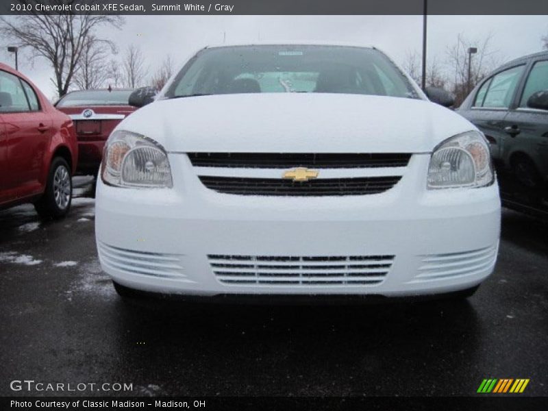 Summit White / Gray 2010 Chevrolet Cobalt XFE Sedan