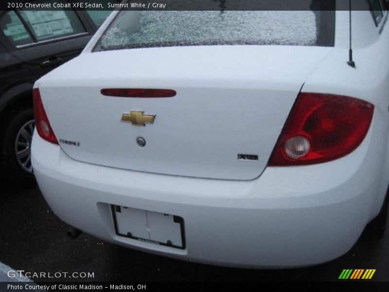 Summit White / Gray 2010 Chevrolet Cobalt XFE Sedan