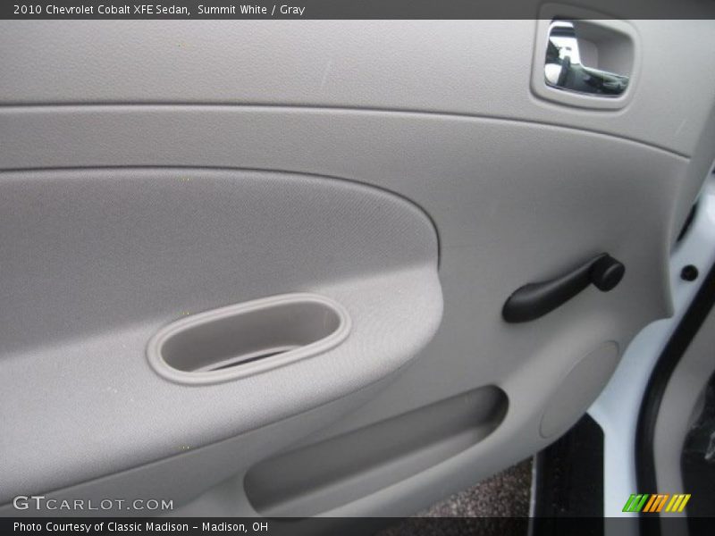 Summit White / Gray 2010 Chevrolet Cobalt XFE Sedan