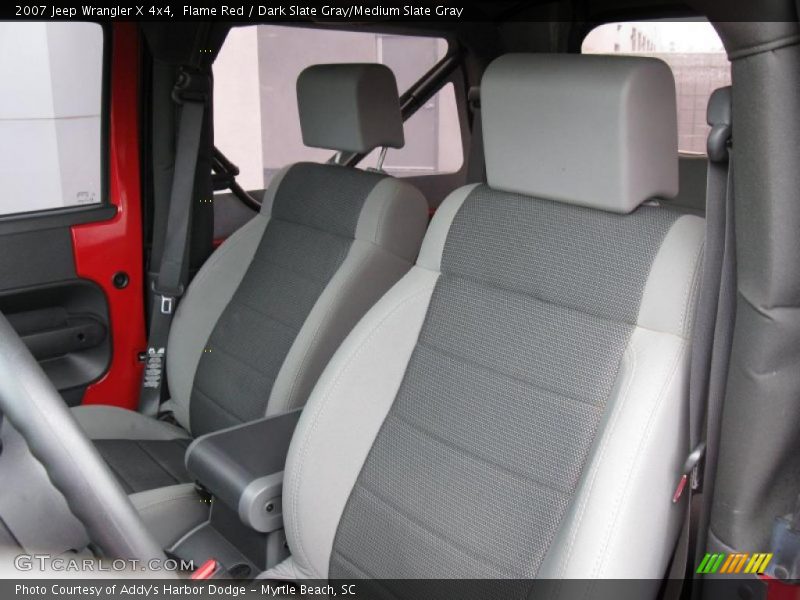 Flame Red / Dark Slate Gray/Medium Slate Gray 2007 Jeep Wrangler X 4x4