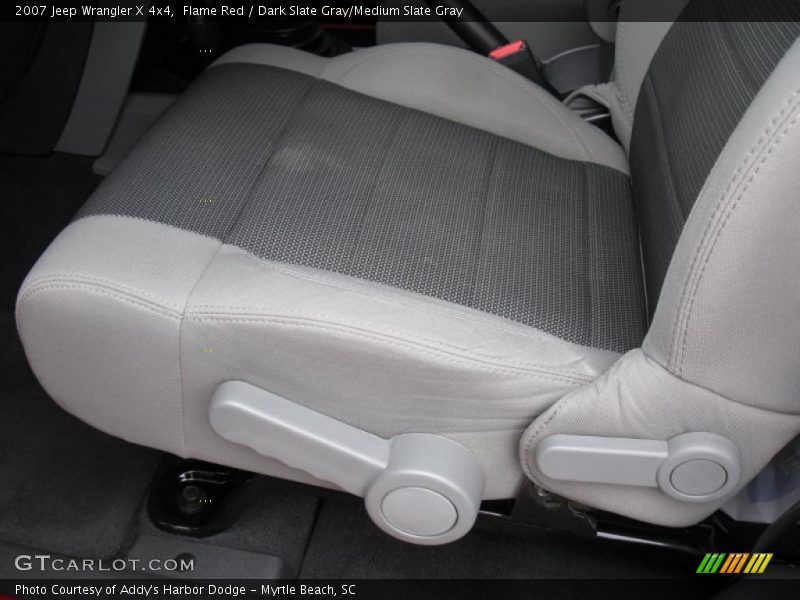 Flame Red / Dark Slate Gray/Medium Slate Gray 2007 Jeep Wrangler X 4x4