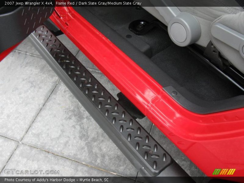 Flame Red / Dark Slate Gray/Medium Slate Gray 2007 Jeep Wrangler X 4x4
