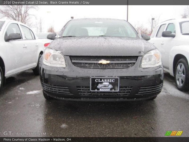 Black Granite Metallic / Gray 2010 Chevrolet Cobalt LS Sedan