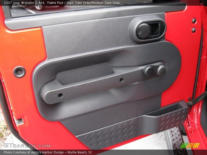 Flame Red / Dark Slate Gray/Medium Slate Gray 2007 Jeep Wrangler X 4x4