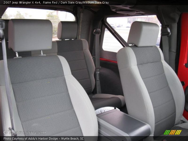 Flame Red / Dark Slate Gray/Medium Slate Gray 2007 Jeep Wrangler X 4x4