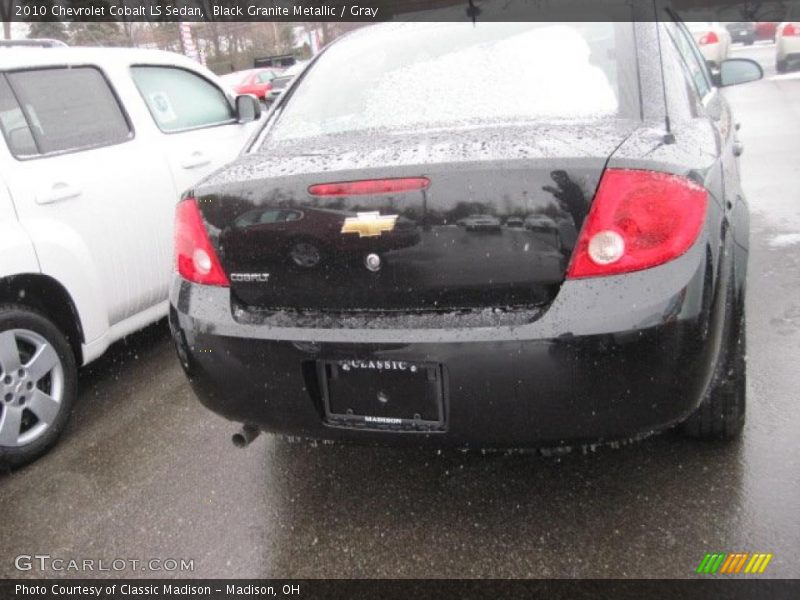Black Granite Metallic / Gray 2010 Chevrolet Cobalt LS Sedan