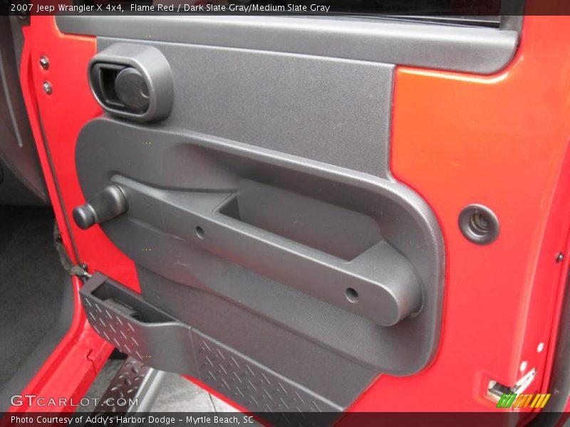 Flame Red / Dark Slate Gray/Medium Slate Gray 2007 Jeep Wrangler X 4x4