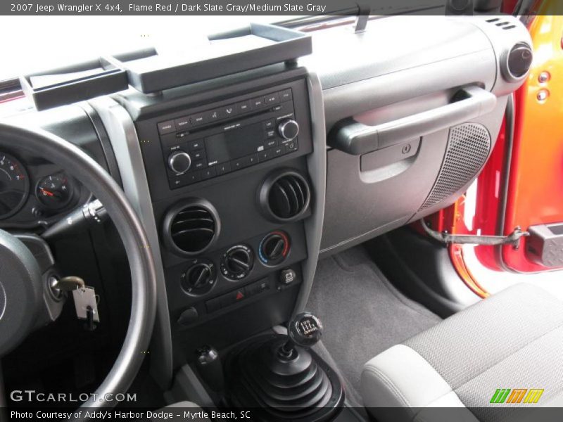 Flame Red / Dark Slate Gray/Medium Slate Gray 2007 Jeep Wrangler X 4x4