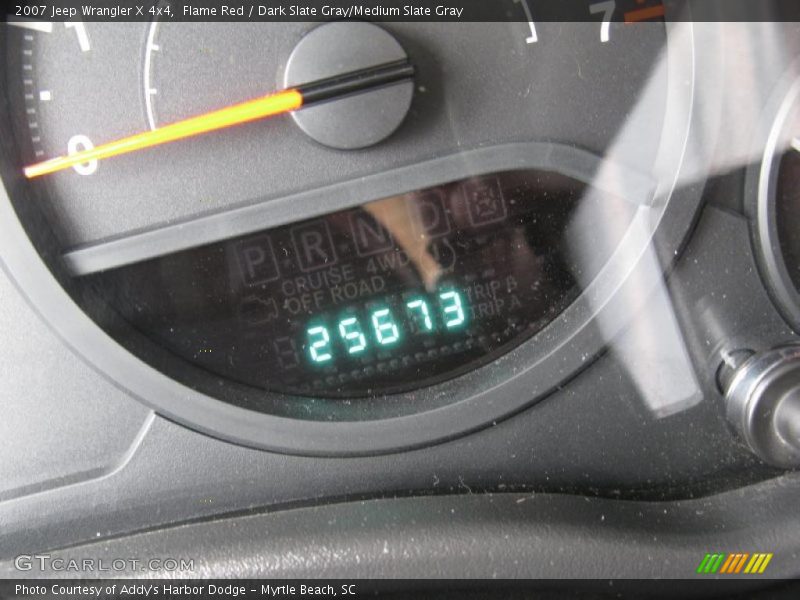 Flame Red / Dark Slate Gray/Medium Slate Gray 2007 Jeep Wrangler X 4x4