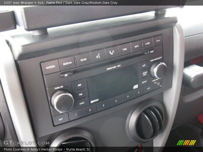 Flame Red / Dark Slate Gray/Medium Slate Gray 2007 Jeep Wrangler X 4x4