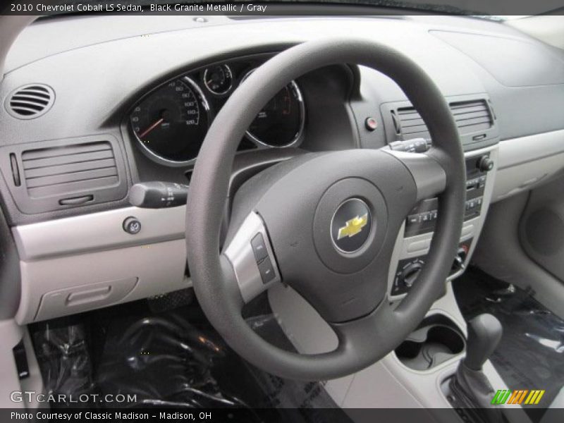 Black Granite Metallic / Gray 2010 Chevrolet Cobalt LS Sedan