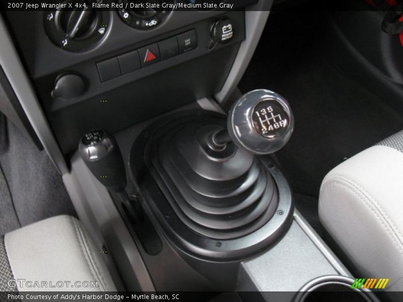 Flame Red / Dark Slate Gray/Medium Slate Gray 2007 Jeep Wrangler X 4x4