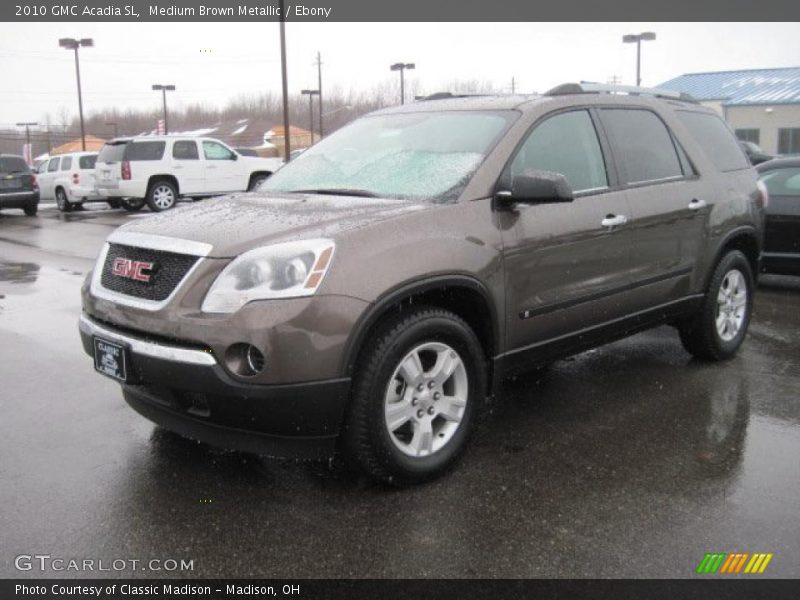 Medium Brown Metallic / Ebony 2010 GMC Acadia SL