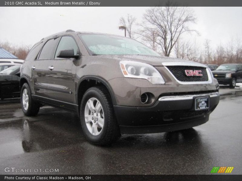 Medium Brown Metallic / Ebony 2010 GMC Acadia SL
