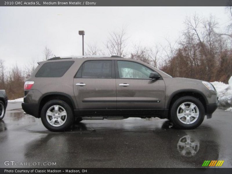 Medium Brown Metallic / Ebony 2010 GMC Acadia SL