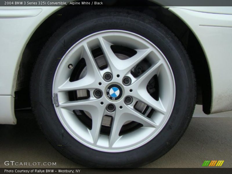 Alpine White / Black 2004 BMW 3 Series 325i Convertible